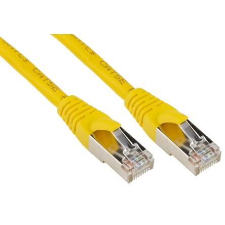 RS PRO Cat5e Ethernetové kabely, Žlutá, Polyvinylchlorid, A: RJ45, 30V 3 m Vnější, B: RJ45 Vnější, typ pláště: F/UTP