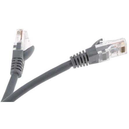 RS PRO Cat5e Ethernetové kabely, Šedá, Nízko dýmivý bezhalogenový, A: RJ45, 30V 3 m Vnější, B: RJ45 Vnější, typ pláště: