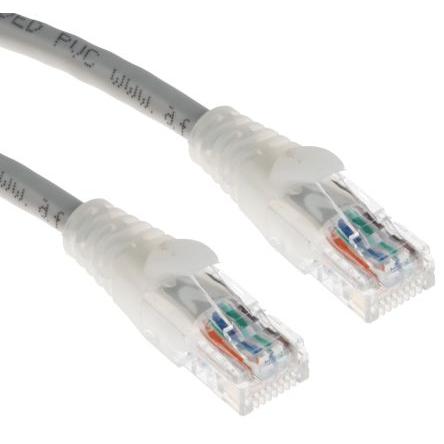 RS PRO Cat5e Ethernetové kabely, Šedá, Polyvinylchlorid, A: RJ45, 30V 5 m Vnější, B: RJ45 Vnější, typ pláště: U/UTP
