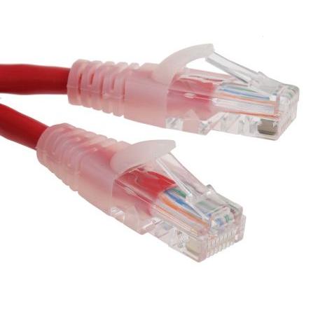 RS PRO Cat5e Ethernetové kabely, Červená, Polyvinylchlorid, A: RJ45, 30V 3 m Vnější, B: RJ45 Vnější, typ pláště: U/UTP