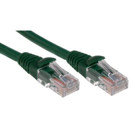 RS PRO Cat5e Ethernetové kabely, Zelená, Nízko dýmivý bezhalogenový, A: RJ45, 30V 1 m Vnější, B: RJ45 Vnější, typ