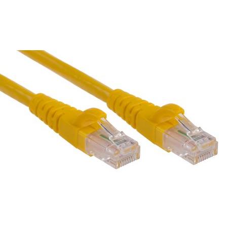 RS PRO Kat6 Ethernetové kabely, Žlutá, Polyvinylchlorid, A: RJ45, 30V 5 m Vnější, B: RJ45 Vnější, typ pláště: Nestíněný