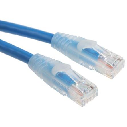 RS PRO Kat6 Ethernetové kabely, Modrá, Polyvinylchlorid, A: RJ45, 30V 5 m Vnější, B: RJ45 Vnější, typ pláště: U/UTP