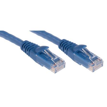 RS PRO Kat6 Ethernetové kabely, Modrá, Polyvinylchlorid, A: RJ45, 30V 10 m Vnější, B: RJ45 Vnější, typ pláště: U/UTP