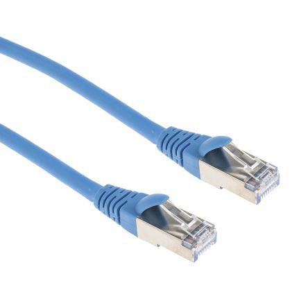 RS PRO Kat6 Ethernetové kabely, Modrá, Nízko dýmivý bezhalogenový, A: RJ45, 30V 1 m Vnější, B: RJ45 Vnější, typ pláště: