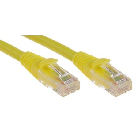 RS PRO Kat6 Ethernetové kabely, Žlutá, Nízko dýmivý bezhalogenový, 30V 5 m, typ pláště: Nestíněný Nestíněný