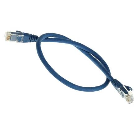 RS PRO Kat6 Ethernetové kabely, Modrá, Nízko dýmivý bezhalogenový, A: RJ45, 30V 0.5 m Vnější, B: RJ45 Vnější, typ