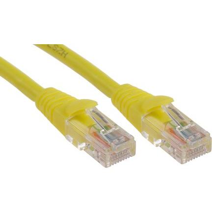 RS PRO Cat5e Ethernetové kabely, Žlutá, Nízko dýmivý bezhalogenový, A: RJ45, 30V 10 m Vnější, B: RJ45 Vnější, typ