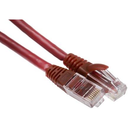 RS PRO Kat6 Ethernetové kabely, Červená, Nízko dýmivý bezhalogenový, A: RJ45, 30V 0.5 m Vnější, B: RJ45 Vnější, typ