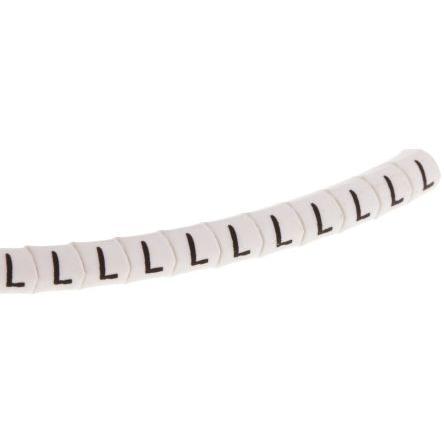 Označovač kabelu, řada: Helagrip Nasouvací barva Černá 3.5 mm x 3.3mm HellermannTyton Bílá L 3 mm 901-10374