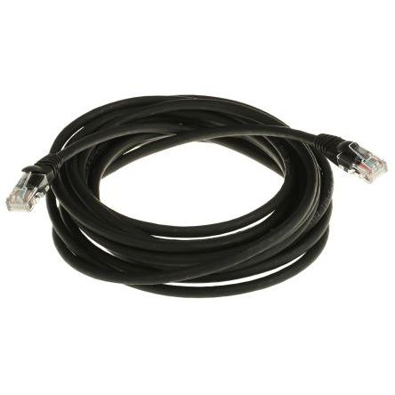 RS PRO Cat5e Ethernetové kabely, Černá, Nízko dýmivý bezhalogenový, A: RJ45, 30V 5 m Vnější, B: RJ45 Vnější, typ pláště: