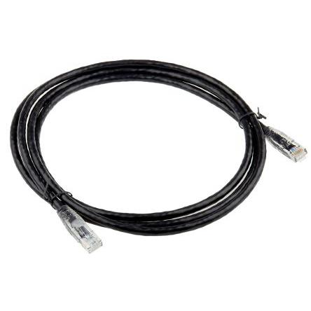 RS PRO Kat6 Ethernetové kabely, Černá, Polyvinylchlorid, A: RJ45, 30V 2 m Vnější, B: RJ45 Vnější, typ pláště: U/UTP