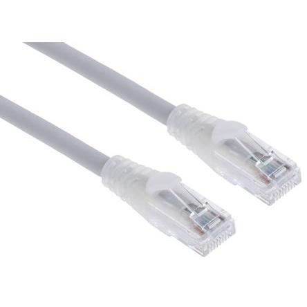 RS PRO Kat6 Ethernetové kabely, Šedá, Nízko dýmivý bezhalogenový, A: RJ45, 30V 2 m Vnější, B: RJ45 Vnější, typ pláště: