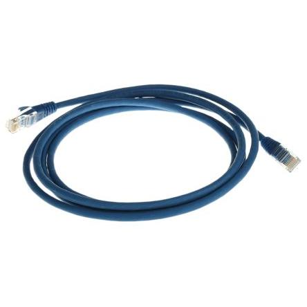 RS PRO Cat5e Ethernetové kabely, Modrá, Nízko dýmivý bezhalogenový, A: RJ45, 30V 2 m Vnější, B: RJ45 Vnější, typ pláště: