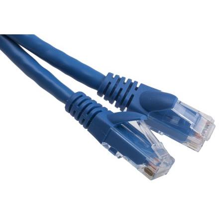 RS PRO Kat6 Ethernetové kabely, Modrá, Polyvinylchlorid, A: RJ45, 30V 0.5 m Vnější, B: RJ45 Vnější, typ pláště: U/UTP