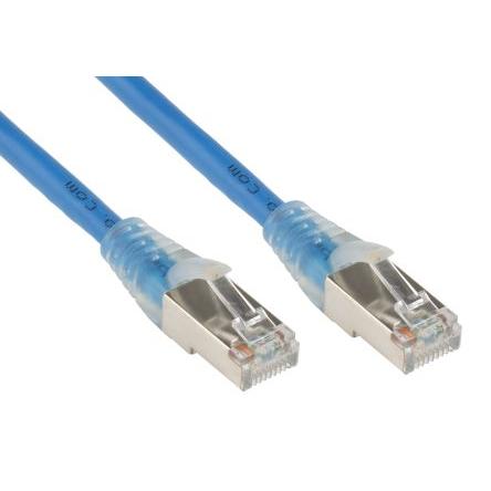 RS PRO Cat5e Ethernetové kabely, Modrá, Polyvinylchlorid, A: RJ45, 30V 3 m Vnější, B: RJ45 Vnější, typ pláště: F/UTP