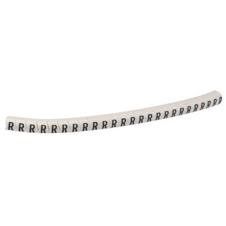 Označovač kabelu, řada: Helagrip Nasouvací barva Černá 3.5 mm x 4.3mm HellermannTyton Bílá R 5 mm 901-10382