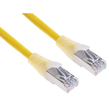 RS PRO Cat5e Ethernetové kabely, Žlutá, Polyvinylchlorid, A: RJ45, 30V 10 m Vnější, B: RJ45 Vnější, typ pláště: F/UTP