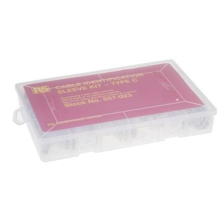 Sada pro označování kabelů, řada: Helagrip Nasouvací 3.5 mm x HellermannTyton 0 až 9, Uzemnění, L, N, R, S, T, + 5 mm