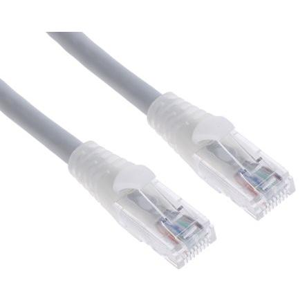 RS PRO Kat6 Ethernetové kabely, Šedá, Polyvinylchlorid, A: RJ45, 30V 10 m Vnější, B: RJ45 Vnější, typ pláště: U/UTP
