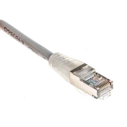 RS PRO Cat5e Ethernetové kabely, Šedá, Polyvinylchlorid, A: RJ45, 30V 0.5 m Vnější, B: RJ45 Vnější, typ pláště: F/UTP