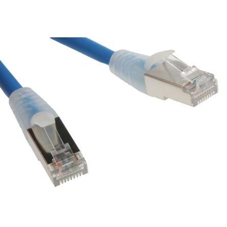 RS PRO Kat6 Ethernetové kabely, Modrá, Nízko dýmivý bezhalogenový, A: RJ45, 30V 5 m Vnější, B: RJ45 Vnější, typ pláště: