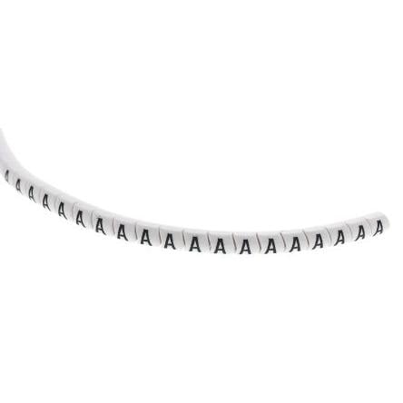 Označovač kabelu, řada: Helagrip Nasouvací barva Černá 3.5 mm x 3.3mm HellermannTyton Bílá A 3 mm 901-10401