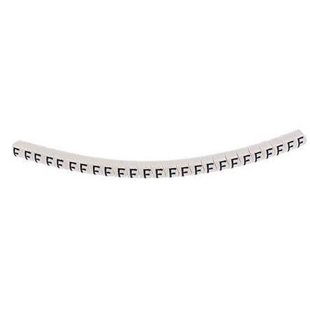 Označovač kabelu, řada: Helagrip Nasouvací barva Černá 3.5 mm x 3.3mm HellermannTyton Bílá F 3 mm 901-10406