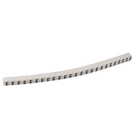 Označovač kabelu, řada: Helagrip Nasouvací barva Černá 3.5 mm x 4.3mm HellermannTyton Bílá E 5 mm 901-10417