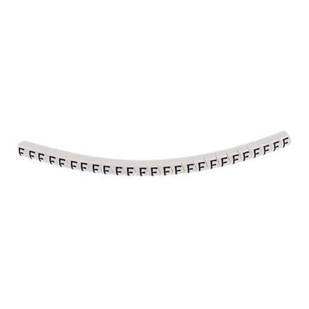 Označovač kabelu, řada: Helagrip Nasouvací barva Černá 3.5 mm x 4.3mm HellermannTyton Bílá F 5 mm 901-10418