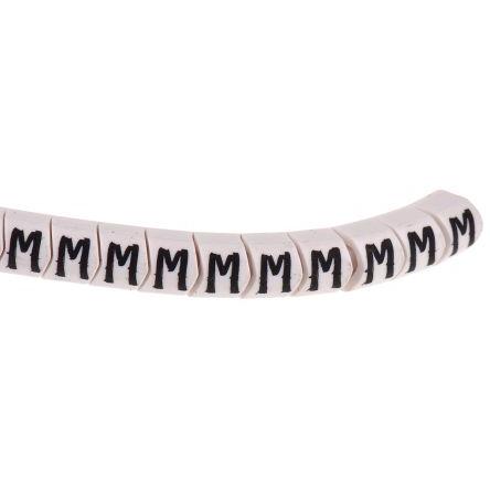 Označovač kabelu, řada: Helagrip Nasouvací barva Černá 3.5 mm x 4.3mm HellermannTyton Bílá M 5 mm 901-10424