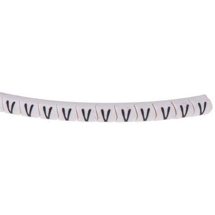 Označovač kabelu, řada: Helagrip Nasouvací barva Černá 3.5 mm x 3.3mm HellermannTyton Bílá V 3 mm 901-10438