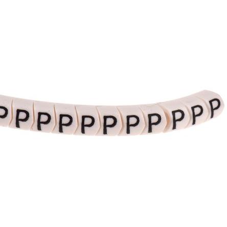 Označovač kabelu, řada: Helagrip Nasouvací barva Černá 3.5 mm x 4.3mm HellermannTyton Bílá P 5 mm 901-10444