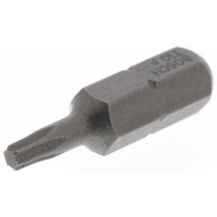 Bosch Bit šroubováku, Šestihran, 1/4 in, T10, celková délka: 25 mm, počet kusů: 1