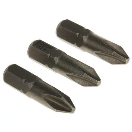 Bosch Bit šroubováku, Šestihran, 1/4 in, PH2, celková délka: 25 mm, počet kusů: 1