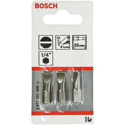 Bosch Bit šroubováku, Šestihran, 1/4 in, celková délka: 25 mm, počet kusů: 3