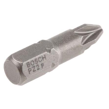 Bosch Bit šroubováku, 1/4 in, PZ2, celková délka: 25 mm, počet kusů: 3