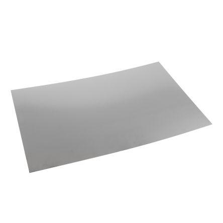 RS PRO Kovová deska, délka: 500 mm, šířka: 300mm, tloušťka: 0.5 mm