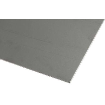RS PRO Kovová deska, délka: 500 mm, šířka: 300mm, tloušťka: 0.5 mm