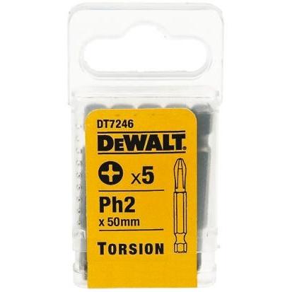 DeWALT Bit šroubováku, PH2, celková délka: 50 mm, počet kusů: 5