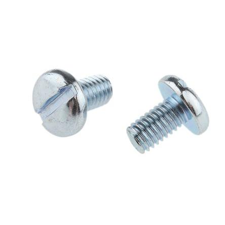 RS PRO Šroub s nízkou půlkulovou hlavou Drážka, Pasivovaný pozinkovaný, Ocel hlavice Kónická 10 mm
