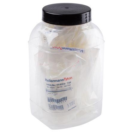 Stahovací páska Nerozpojitelné HT JAR2 CABLE TIE JAR NT TIES 2.5mm Přírodní Nylon 66 HellermannTyton