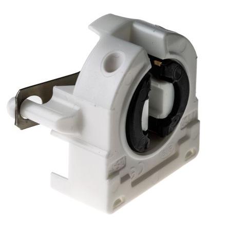 BJB Objímka, řada: Lampholders and Starter Holders T8, T12, 660 W, počet kolíků: 2 kolíkový Polykarbonát pro Zářivky