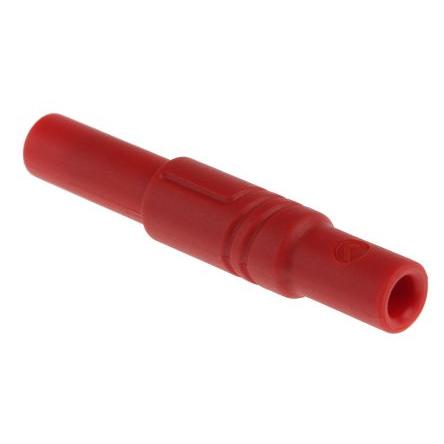 Hirschmann Test & Measurement Banánek, 4 mm, 1000 V ac, 1000V dc, 24A, Červená, Vnější Šroubová, materiál kontaktu: