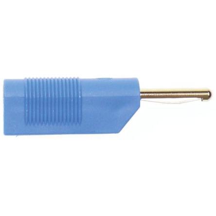 Hirschmann Test & Measurement Banánek, 4 mm, 60V dc, 30A, Modrá, Vnější Šroubová, materiál kontaktu: Mosaz, délka: 55