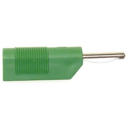 Hirschmann Test & Measurement Banánek, 4 mm, 60V dc, 30A, Zelená, Vnější Šroubová, materiál kontaktu: Mosaz, délka: 55