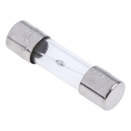 Kazetová pojistka 10A T 5 x 20 mm RS PRO Sklo 250V ac