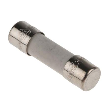 Kazetová pojistka 1A T 5 x 20 mm RS PRO Keramika 250V ac