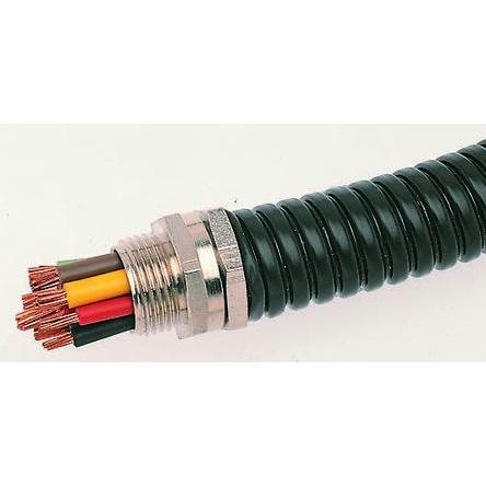 Adaptaflex Instalační trubka Černá 32 mm Polyvinylchlorid Pozinkovaná ocel, IP54, IP65 10 m min. R ohybu 60 mm
