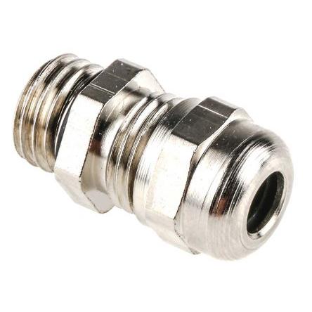 Kabelová průchodka, řada: WADI-TEC R0321200R Kovová Niklovaná mosaz, IP68 M12 SIB 3 mm až 6 mm